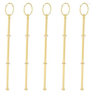 Bakeware Tools 5 Wedding Metal Gold 3 Tier Cake Stand Center Handle Rods Fittings Kit