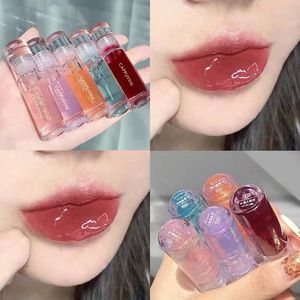Lip Gloss 8 Colors Mirror Water Glaze Transparent Glass Oil Waterproof Liquid Lipstick Lipgloss Lips Tint Makeup