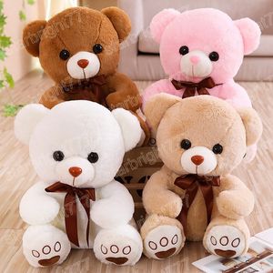 Cartoon Teddy Bear peluche giocattoli 35/50cm peluche ripiene animali adorabili orsi bambola regalo di compleanno per bambini