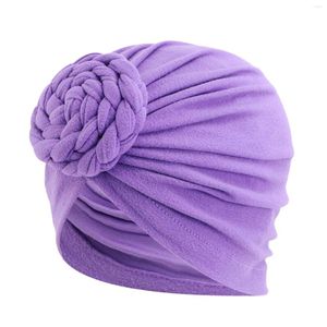 Boll Caps Hat Turban Cap Wrap Muslim Cover Bonnet Women Scarf Cancer Hair Head Dog Ears Baseball Design