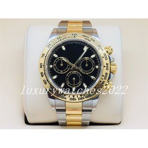 2 Style NF Factory Men Watch V5 إصدار رقيقة 40 مم ميكانيكية أوتوماتيكية 904L أصفر نغمة الذهب الماس كال.