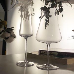 Bicchieri da vino Bicchiere di cristallo nordico Calice bordeaux di grande capacità Champagne adatto per la tazza El Bar del ristorante domestico