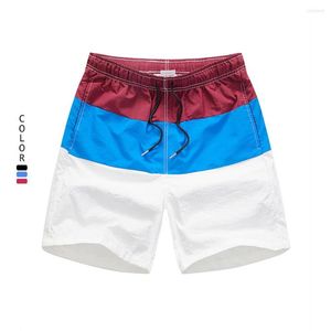 Herren-Shorts, Sommer, europäische und amerikanische Herren-Strandhose, schnell trocknend, für Fitness, Sport, fünf Punkte, locker