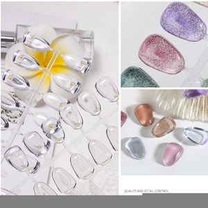 Nail Art Kits Round Square Uv Gel Color Show Shelf Acrylic Manicure Nature Clear Practice Tool Display Plate Fake Form Tips