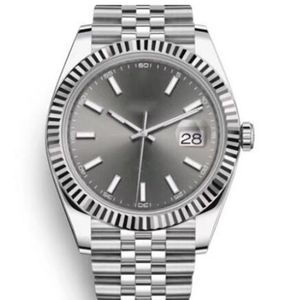 Новый ST9 RX Мужской автоматический механический часы Datejust Grey Dial Fristed Bezel 116333 126334 Корпус из нержавеющей стали 2813 Азиатские движения наручные часы роскошные бренды