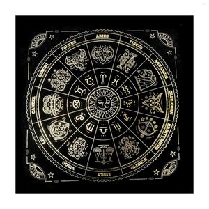 Table Mats Tarot Card Cloth Tablecloth Altar 12 Constellations Astrology Divination
