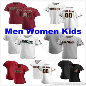 2021 Nyheter Custom Men Women Kids Youth Baseball Jerseys 4 Starling Marte 13 Nick Ahmed 40 Madison Bumgarner Jake Lamb Kole Calhoun Stitched