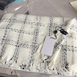 Echarpe cachecol de alta qualidade inverno feminino lã nova chegada homem feminino xadrez xale cachecol treliça letras cachecóis tamanho 180-45c des lenço de seda