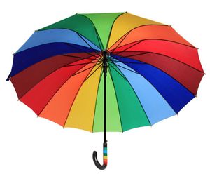 Helt automatisk överdimensionerad solskydd och paraply för regnskydd som inte är lätt att blåsa ner.
