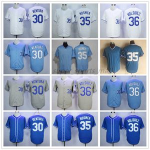 Maglia da baseball vintage 30 Yordano Ventura 35 Eric Hosmer 36 Cam Gallagher 16 Bo Jackson 6 Lorenzo Cain 1985 Uomo Donna Gioventù