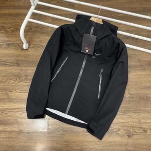 Ark ceket rüzgar geçirmez spor yüksek kaliteli kuş sert kabuk yapışkanlı su geçirmez ceket açık spor nakış çift hoodie fermuarlı sweatshirt