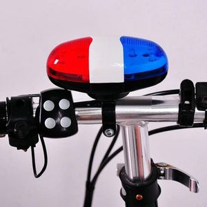 Lights de vélo LED sons de Tone Bicycles Bell Car Light Electronic Horn Sirène For Kid Children Scooter Cycling Lamp Accessories