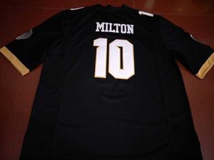 Custom Men UCF Knights McKenzie Milton #10 Football Jersey size s-4XL or custom any name or number jersey