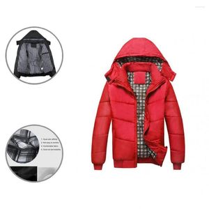 Men's Down Fabulous Male Jacket Long Sleeve Pockets Waterproof Men Coat Winter