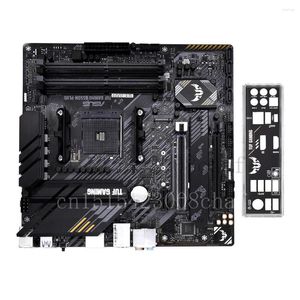 Материнские платы Asus Tuf Gaming B550M-Plus Motherboard Socket AM4 DDR4 для AMD B550M B550 Оригинальный рабочий стол PCI-E 4.0 M.2 Используется