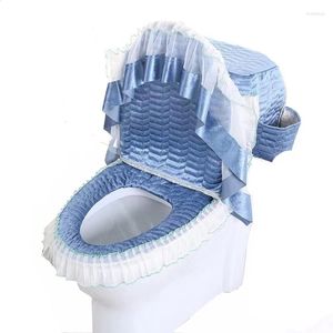 Toilet Seat Covers Comfort 3 Piece Set U-type Zipper Mat Pad Accessories WC El Supplies Cushion