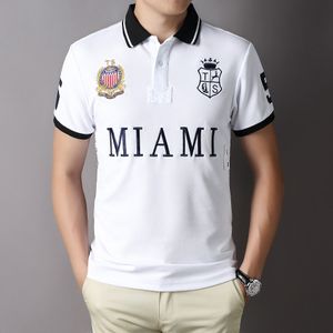 Moda-İnce Polosshirt Erkekler Kısa Kollu Tişört Marka Polos Gömlek Erkekler Dropship Ucuz Kalite Siyah İzleme Polos Takımı 321J