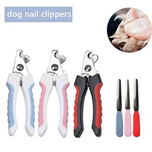 Pet Cat Nail Clipper Cutter With Sickle Stainless Steel Dog Grooming Scissors Clippers for Animals Claws Dog Supplies