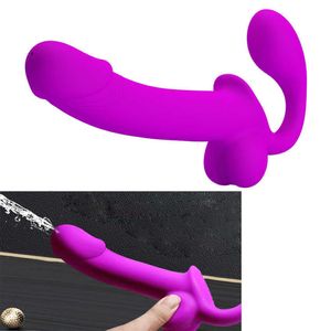 Masaj vibratör seks oyuncaklar horoz ons bitti askısız çift kayış-on kayış boşalma penis lezbiyen kız-on-kız için squirtate emme hava yapay penis