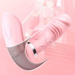 Sex Toy Massager Vibratori telescopici Farfalla indossabile Riscaldamento Dildo Mutandine Vibratore g Spot Stimolatore Telecomando wireless Giocattoli per adulti