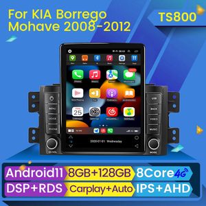 Kia Borrego Mohave 2008-2012 Stereo CarplayマルチメディアビデオGPSナビゲーションBT 2DIN DVDのAndroid 11 Car DVDラジオプレーヤー
