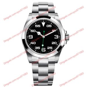 Luxury Watch U1Factory 2813 Автоматические новые 126900 мужские часы 40 -мм черная циферблата зеленая рука 316L Рестракатель из нержавеющей стали часы Wate Blue Bristectch 116900