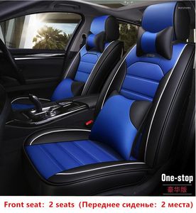 Capas de assento de carro Pu Universal Fit A maioria dos acessórios de interiores de veículos de marca