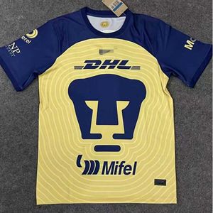 サッカージャージーホーム服メキシコスーパークーガーとアウェイジャージーニュースポーツ半袖サッカーシャツディニノチームタイバージョン