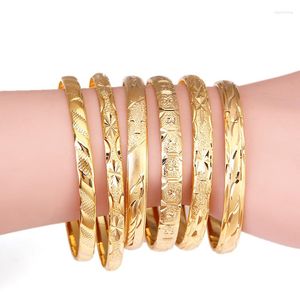 Bangle Etiopian Dubai Gold Jewelry Women Bangles For Armband Africa Arab