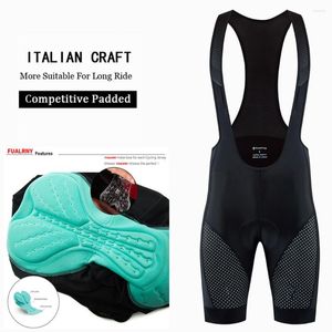 Triathlon Pro Licra Fahrradunterbekleidung Fualrny Fahrrad-Trägershorts Atmungsaktive Herren-Gel-gepolsterte Strumpfhosen für Mountainbiker Motorradbekleidung