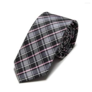 Bow Ties 2022 Skinny For Men Neck Tie Slim Plaid Slips 6 cm bredd Tillbehör