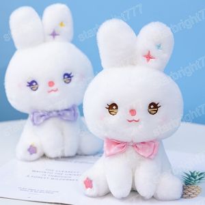 25-35cm Tavşan Yumuşak Peluş Oyuncak Uzun Kulaklar Tavşan Toy Çocuklar İçin Toy Sevimli Dolgulu Hayvan Uyku Oyuncakları Düğün Süs