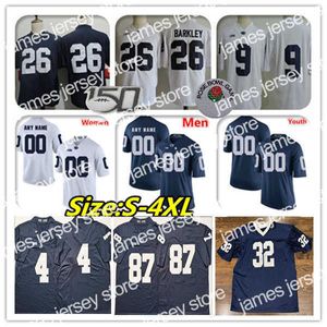 American College Football Wear NCAA Penn State Nittany PSU Jersey Sean Clifford Drew Allar Nicholas Singleton Mitchell Tinsley Curtis Jacobs Saquon Barkl