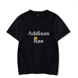 Herren T -Shirts Kinder Kinder Männer Frauen Hemd Hemd Addison Rae Jungen Mädchen Kurzärmel ungezwungene Sommer coole Tees Tops