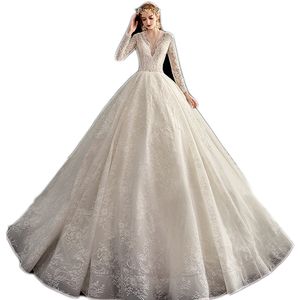 Abiti bianchi europei plus size sposa spalla senza spalla gambe vintage un abito da sposa in linea per donna incinta Bridal Classic 403 403