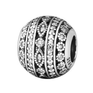 Glinsterende vormen charme heldere cz zilveren kralen voor sieraden die fit pandora armbanden nekolce vrouw diy charmes maken make up267Z