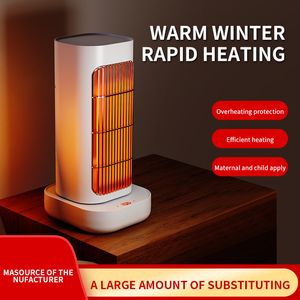Winter Warm Luft Electric Fan PTC Ceramic Heat Fans med huvudskakande elektrisk v￤rmare