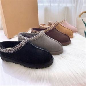Australia Ethnic booties Ankle Snow Boots Men Woman Classic Brand Boot Botkle Winter Slippers Black Maroon Dark Blue Rose Red Wggs boot Mens Tasman Shoes