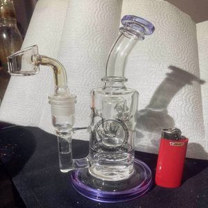 Renk Büyük Bongs Harnaklar Cam Su Boru Geri Dönüştür Petrol Teçhizatları Dab Beaker Quartz Banger Kase