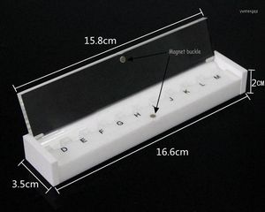 Schmuckbeutel, hochwertiger Acryl-Ausstellungsständer, Edelstein-Aufbewahrungsbox, Diamant-Etui, Edelstein-Organizer mit magnetischem Deckel