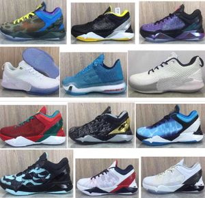 AD Shoes EP Mamba Day Sail Durant Irving VII 7 7S Mens Men White Gold Black Red Warriors Multicolor Sneakers US 7-12 The price of