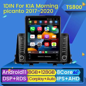 2 DIN Android 11 Car DVD-стерео-радио Мультимедийный игрок для Kia Picanto Morning 2016-2019 Multimedia Stereo GPS BT