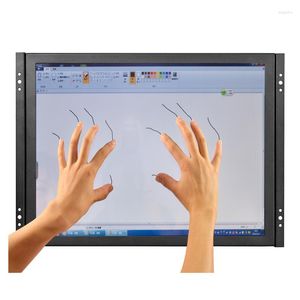 Industrieller Outdoor-Monitor mit 1000 Nits, sonnenlichtlesbar, 10,1 Zoll, 1280 x 800, eingebetteter Open-Frame-Touchscreen-Monitor mit VGA-USB-Eingang