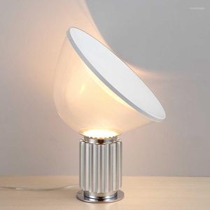 Table Lamps Nordic Glass Shade LED Lights Radar Desk Decoration Lamp Satellite Bedroom Bedside Lighting Flexible