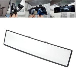 Interior Accessories Universal Car Rear Mirror Wide-angle Rearview 300mm Auto Wide Convex Curve Clip On View