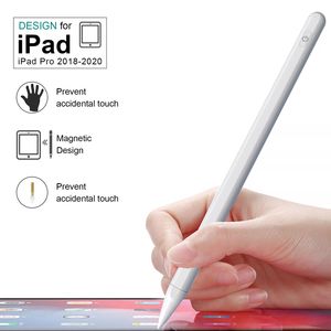 Apple iPad Kalem Ekranı İçin Aktif Stylus Kalemleri Apple iPad Pro 2018-2022 4. 5th 6. 7th 8. 9. Nesil kalem evrensel beyaz