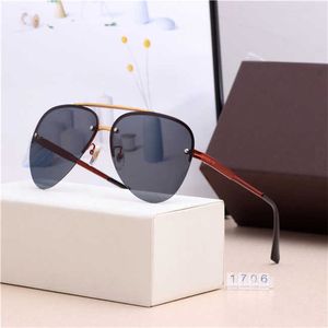 Occhiali da sole stile pilota Uomo Donna occhiali da sole Montatura in metallo Design a doppio ponte 58mm Lente in vetro Oculos de sol masculino gafas con scatole link1