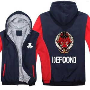 Herren Hoodies 2022 Defqon 1 Herren Reißverschluss Mantel Fleece verdicken Mann Sweatshirt Pullover