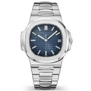 Sporty Elegance Designer -Bewegung Uhren veränderten nach und nach Blue Herren Gold PP Nautilus Uhr Automatisch mechanisch 40 -mm -Stahl 5711 Armbandwatch Montre de Luxe