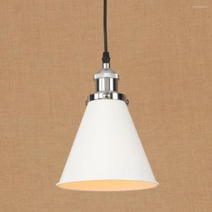 Pendantlampor IWHD LED Light Iron Vintage Lamp Style Loft Industrial Lighting Lampara Suspenderad E27 220V för Decor Home